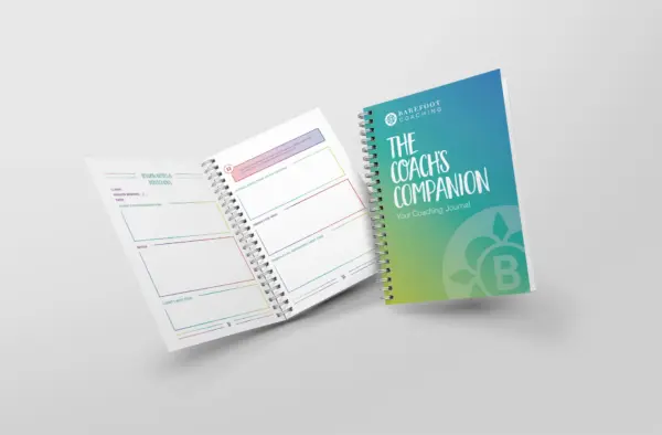 Barefoot Coaching's "The Coaching Companion" journal.