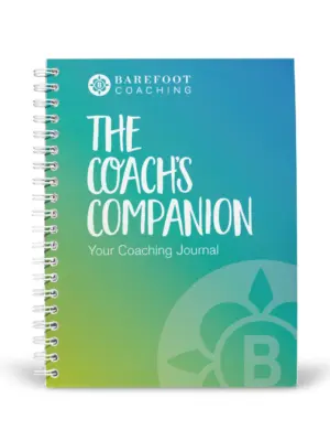 A ring bound coaches companion booklet.