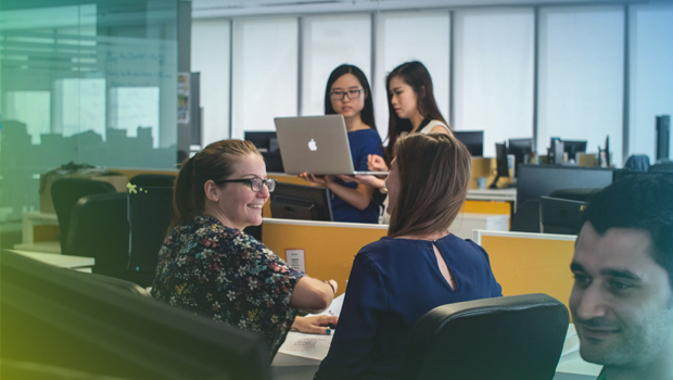 Office environment with trained Barefoot Coaches